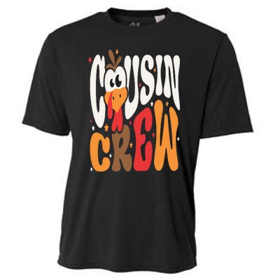 Thanksgiving Cousin Crew Turkey Team Squad Matching Cooling Performance Crew T-Shirt