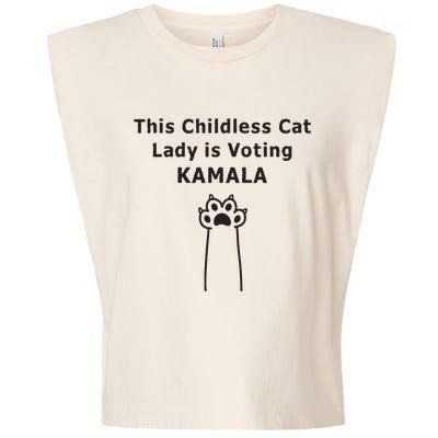 This Childless Cat Lady Is Voting Kamala Garment-Dyed Women's Muscle Tee