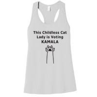 This Childless Cat Lady Is Voting Kamala Women's Racerback Tank