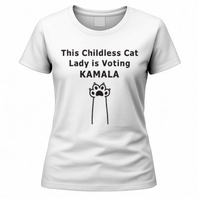 This Childless Cat Lady Is Voting Kamala Women's T-Shirt