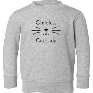 This Childless Cat Lady Ladies Is Voting Kamala Toddler Sweatshirt