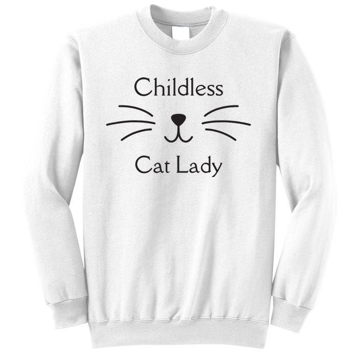 This Childless Cat Lady Ladies Is Voting Kamala Sweatshirt