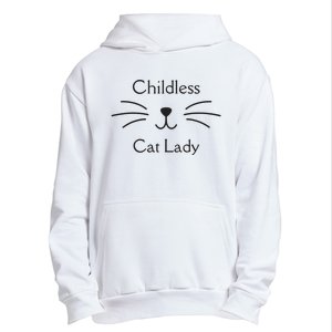 This Childless Cat Lady Ladies Is Voting Kamala Urban Pullover Hoodie