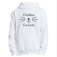 This Childless Cat Lady Ladies Is Voting Kamala Urban Pullover Hoodie