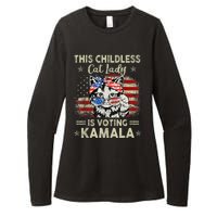 This Childless Cat Lady Is Voting Kamala Harris 2024 Womens CVC Long Sleeve Shirt