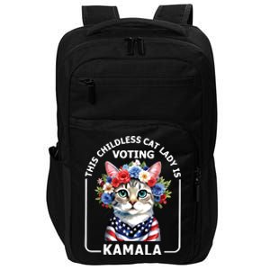 This Childless Cat Lady Ladies Is Voting Kamala Election 24 Impact Tech Backpack