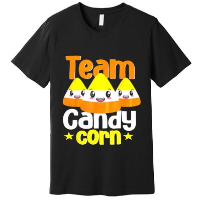 Team Candy Corn Halloween Costume Funny Premium T-Shirt