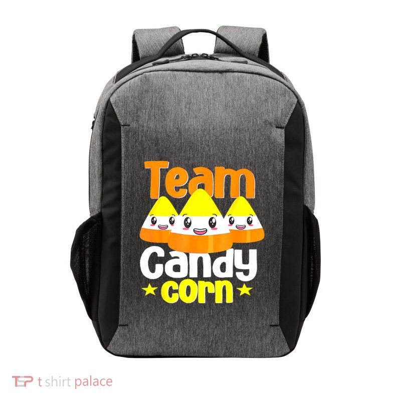 Team Candy Corn Halloween Costume Funny Vector Backpack