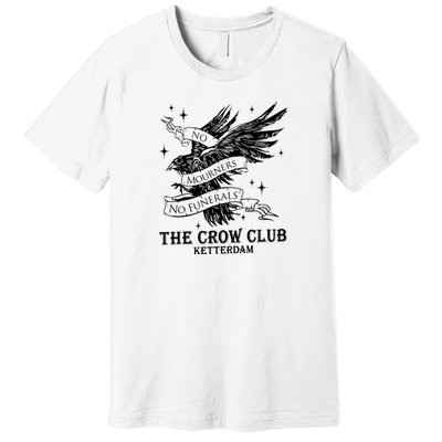 The Crow Club Ketterdam Crow Club Book Premium T-Shirt