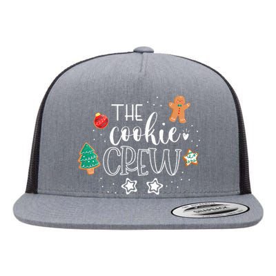 The Cookie Crew Christmas Baking Cookie Lover  Flat Bill Trucker Hat