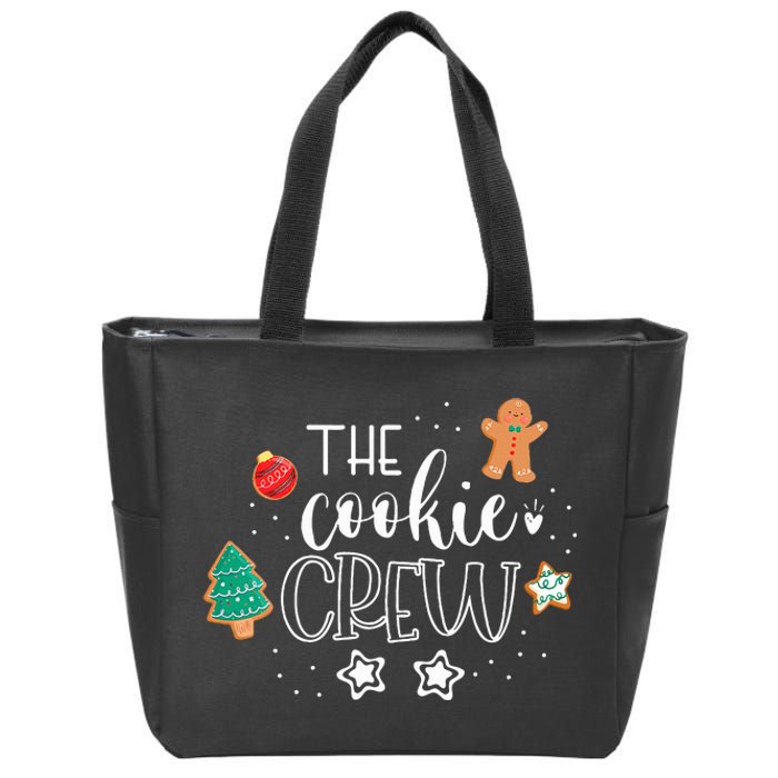 The Cookie Crew Christmas Baking Cookie Lover  Zip Tote Bag