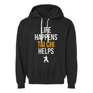 Tai Chi Chuan Taiji Chinese Martial Arts Tai Chi Garment-Dyed Fleece Hoodie