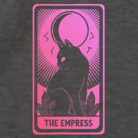 Tarot Card Cat Women Mystical Moon Occult The Empress Vector Backpack