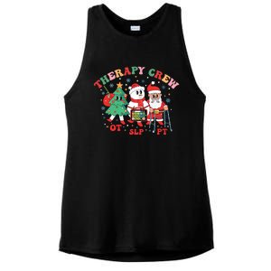 Therapy Crew Christmas Therapy Squad Speech Physical Xmas Meaningful Gift Ladies PosiCharge Tri-Blend Wicking Tank