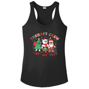 Therapy Crew Christmas Therapy Squad Speech Physical Xmas Meaningful Gift Ladies PosiCharge Competitor Racerback Tank