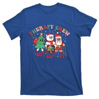 Therapy Crew Christmas Therapy Squad Speech Physical Xmas Meaningful Gift T-Shirt