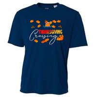 Thanksgiving Cruising Cruise Travel Group Family Matching Cooling Performance Crew T-Shirt