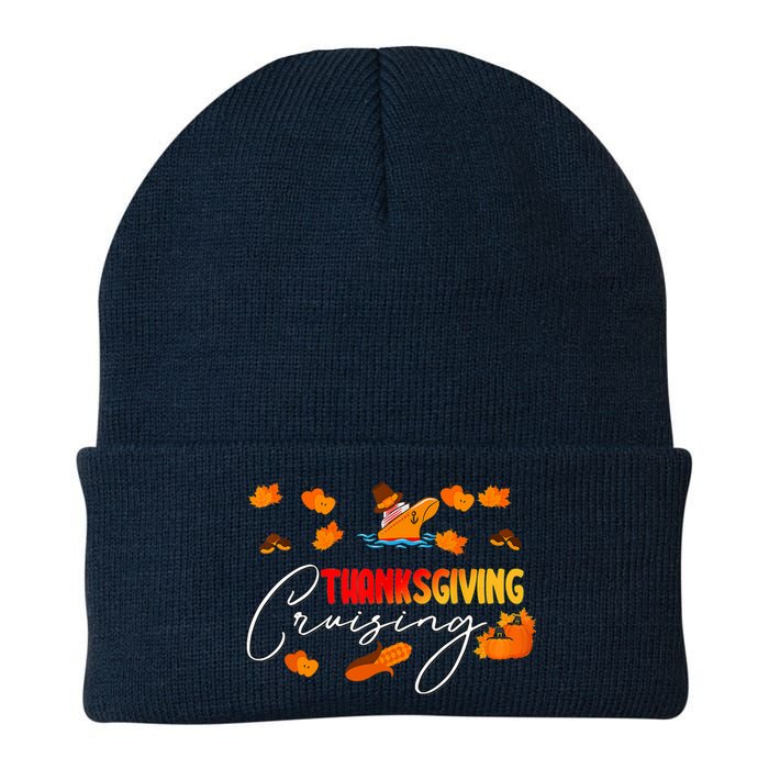 Thanksgiving Cruising Cruise Travel Group Family Matching Knit Cap Winter Beanie