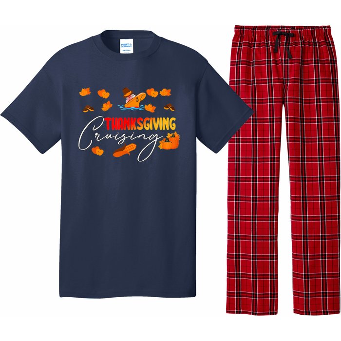 Thanksgiving Cruising Cruise Travel Group Family Matching Pajama Set