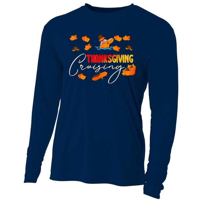 Thanksgiving Cruising Cruise Travel Group Family Matching Cooling Performance Long Sleeve Crew