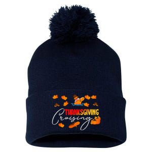 Thanksgiving Cruising Cruise Travel Group Family Matching Pom Pom 12in Knit Beanie