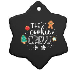 The Cookie Crew Christmas Baking Cookie Lover Ceramic Star Ornament