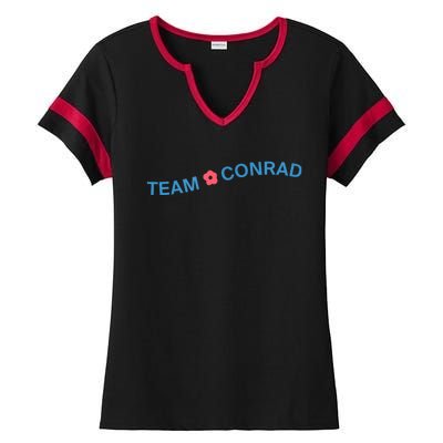 Team Conrad Cousins Beach Ladies Halftime Notch Neck Tee