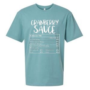 Thanksgiving Christmas Cranberry Sauce Nutritional Facts Sueded Cloud Jersey T-Shirt