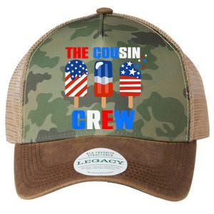 The Cousin Crew 4th Of July Us Flag Popsicle Legacy Tie Dye Trucker Hat