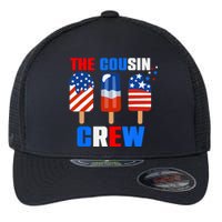 The Cousin Crew 4th Of July Us Flag Popsicle Flexfit Unipanel Trucker Cap