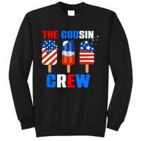 The Cousin Crew 4th Of July Us Flag Popsicle Sweatshirt