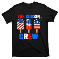 The Cousin Crew 4th Of July Us Flag Popsicle T-Shirt