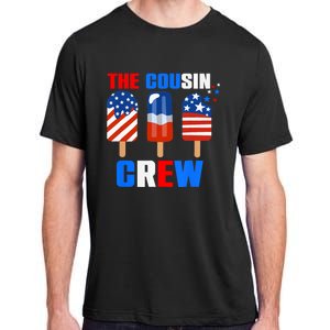 The Cousin Crew 4th Of July Us Flag Popsicle Adult ChromaSoft Performance T-Shirt