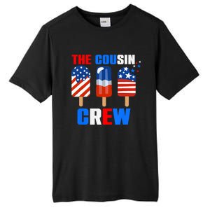 The Cousin Crew 4th Of July Us Flag Popsicle Tall Fusion ChromaSoft Performance T-Shirt