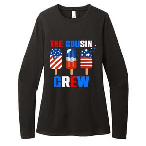 The Cousin Crew 4th Of July Us Flag Popsicle Womens CVC Long Sleeve Shirt