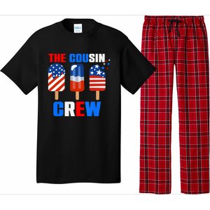 The Cousin Crew 4th Of July Us Flag Popsicle Pajama Set