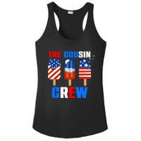 The Cousin Crew 4th Of July Us Flag Popsicle Ladies PosiCharge Competitor Racerback Tank