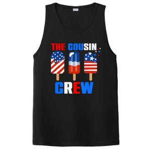 The Cousin Crew 4th Of July Us Flag Popsicle PosiCharge Competitor Tank