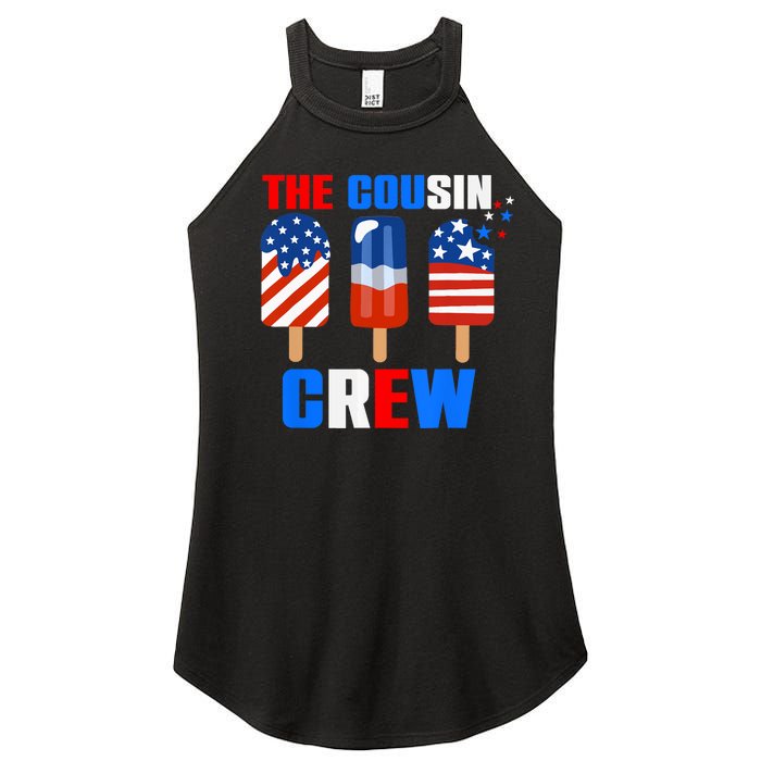 The Cousin Crew 4th Of July Us Flag Popsicle Women's Perfect Tri Rocker Tank