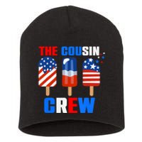 The Cousin Crew 4th Of July Us Flag Popsicle Short Acrylic Beanie