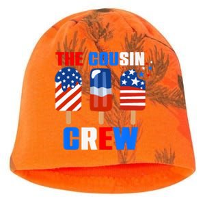 The Cousin Crew 4th Of July Us Flag Popsicle Kati - Camo Knit Beanie