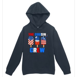 The Cousin Crew 4th Of July Us Flag Popsicle Urban Pullover Hoodie