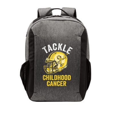 Tackle Childhood Cancer Awareness Football Gold Ribbon Vector Backpack