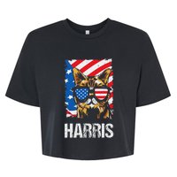 This Childless Cat Lady Is Voting Kamala Harris 2024 Bella+Canvas Jersey Crop Tee