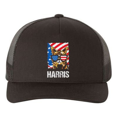 This Childless Cat Lady Is Voting Kamala Harris 2024 Yupoong Adult 5-Panel Trucker Hat