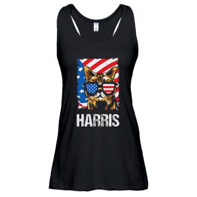 This Childless Cat Lady Is Voting Kamala Harris 2024 Ladies Essential Flowy Tank