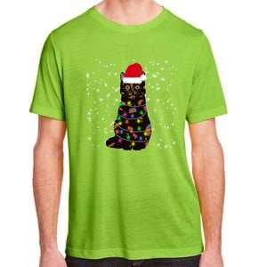 Tortie Cat Christmas Tortie Cat Xmas Party Tortoiseshell Cat Cute Gift Adult ChromaSoft Performance T-Shirt