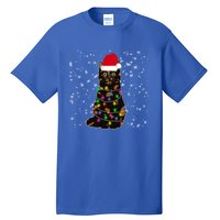 Tortie Cat Christmas Tortie Cat Xmas Party Tortoiseshell Cat Cute Gift Tall T-Shirt