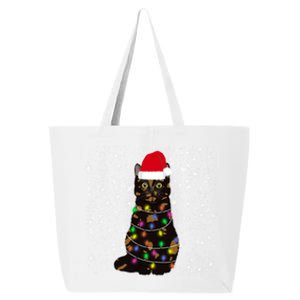 Tortie Cat Christmas Tortie Cat Xmas Party Tortoiseshell Cat Cute Gift 25L Jumbo Tote