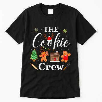 The Cookie Crew Christmas Baking Cookie Lover Tall T-Shirt